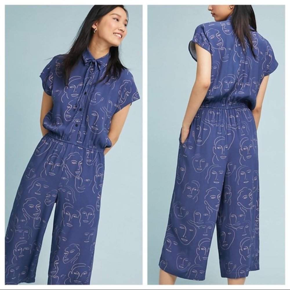 Anthro Corey Lynn Calter Wide-Leg Jumpsuit